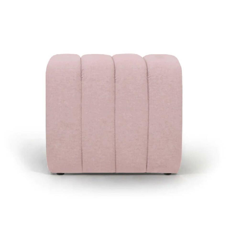 Puff Auxiliar Boston 55x55 - Rosa