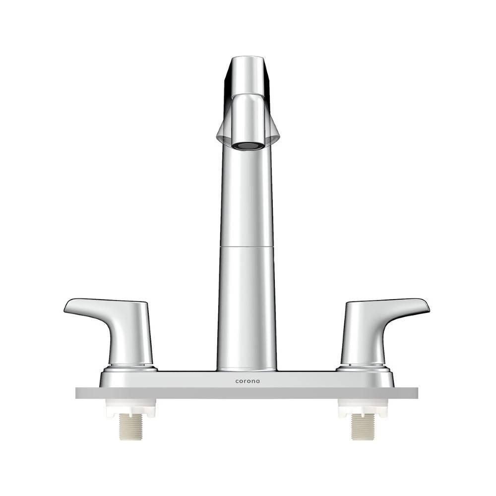 Grifería Corona Lavaplatos 8 Pulgadas Sobreponer Cascade Cromo - VIRTUAL MUEBLES