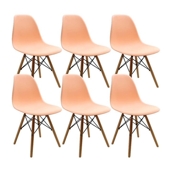 PACK 6 sillas con patas de madera, SILLA mueble estilo INS nórdico  medieval, para escritorio, comedor, dormitorio, balcón o restaurante BAR  hosteleria, OFICINA ELEGIR COLOR - AliExpress