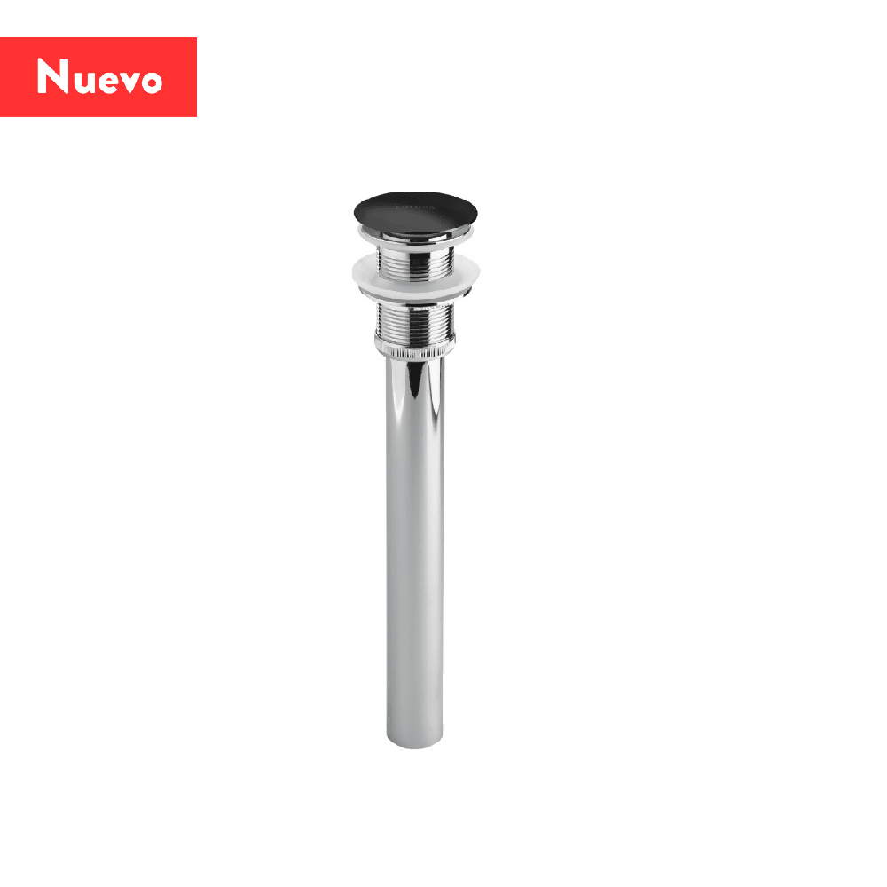 Desagüe Grival Push Metálico sin Rebose Negro - VIRTUAL MUEBLES