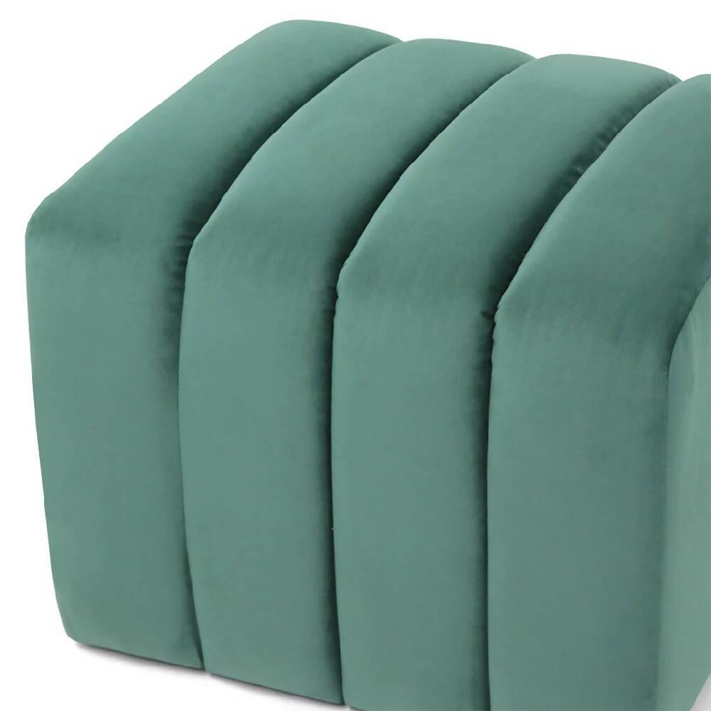 Puff Auxiliar Boston 55x55 - Esmeralda