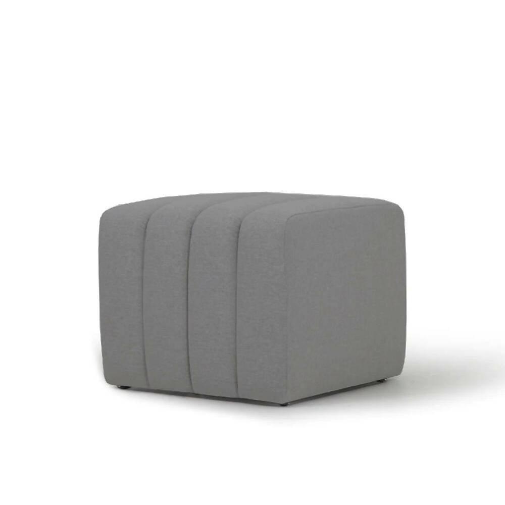 Puff Auxiliar Boston 55x55 - Gris Medio