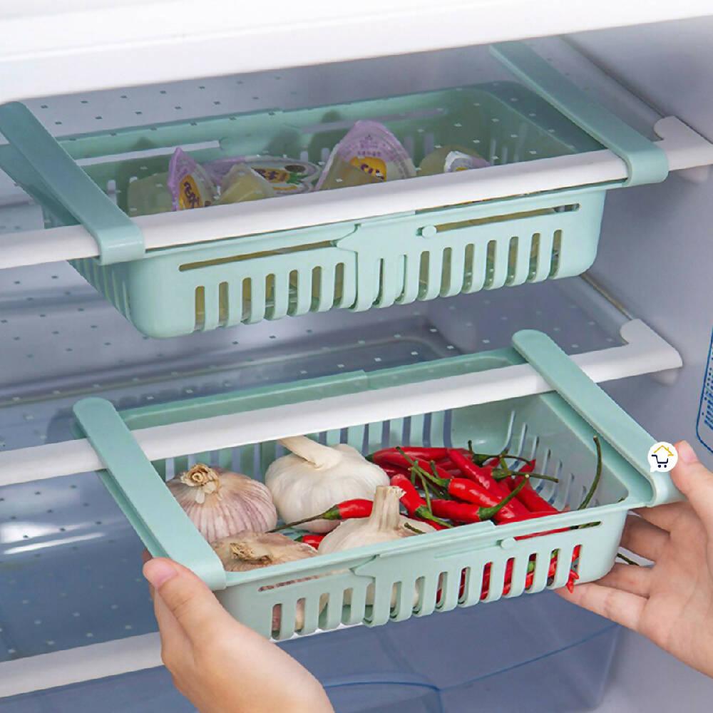 Organizador Expandible Para Nevera Estante Almacenamiento AGUAMARINA CAP00031