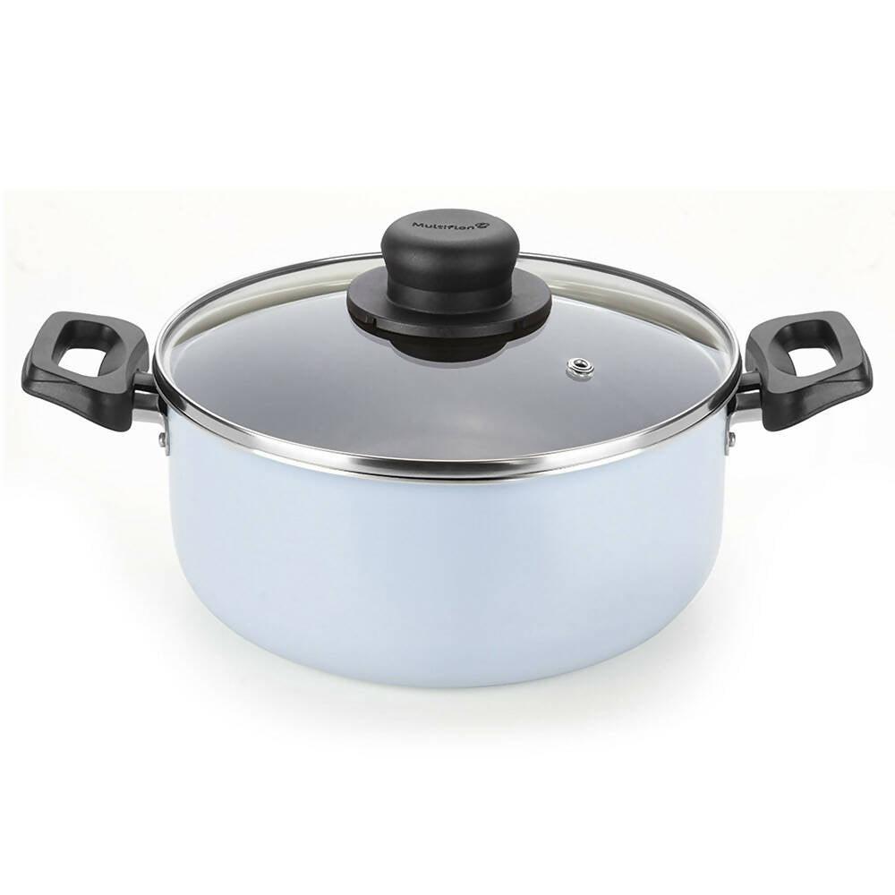 Olla con Tapa Blue 24 cm Azul Celeste - VIRTUAL MUEBLES