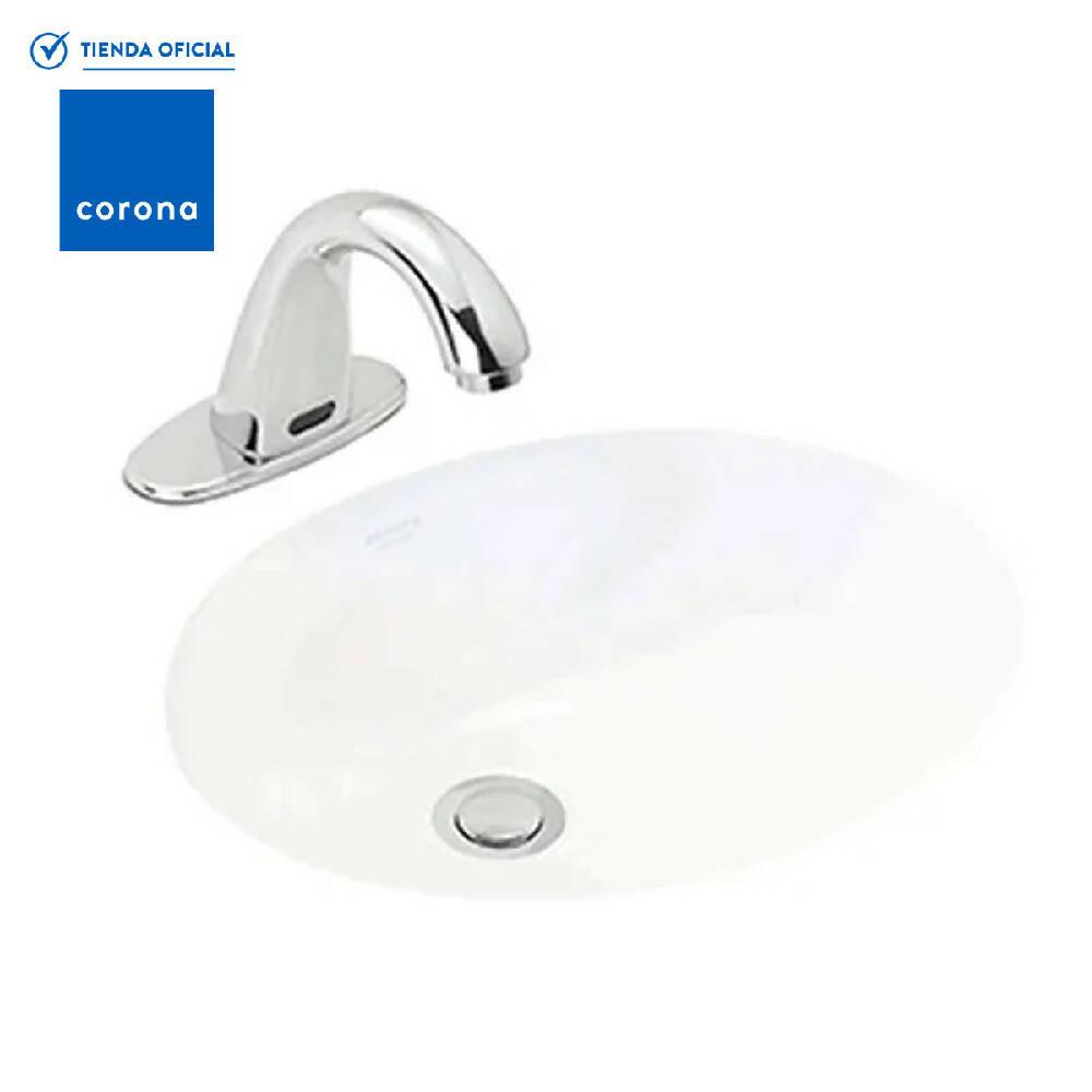 Lavamanos Corona San Lorenzo Para Incrustar Blanco - VIRTUAL MUEBLES