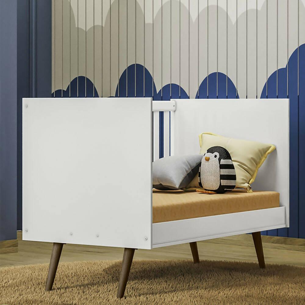 Cuna/cama Estela Blanco - VIRTUAL MUEBLES