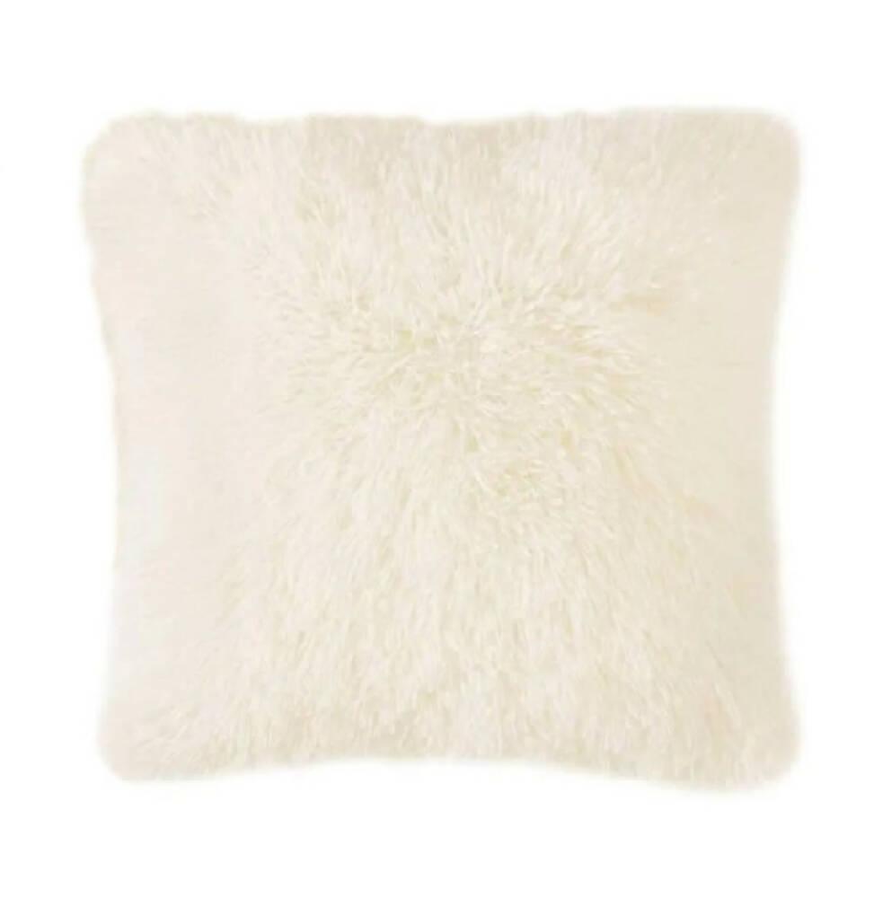 Funda Para Cojin Péludo Marfil - VIRTUAL MUEBLES