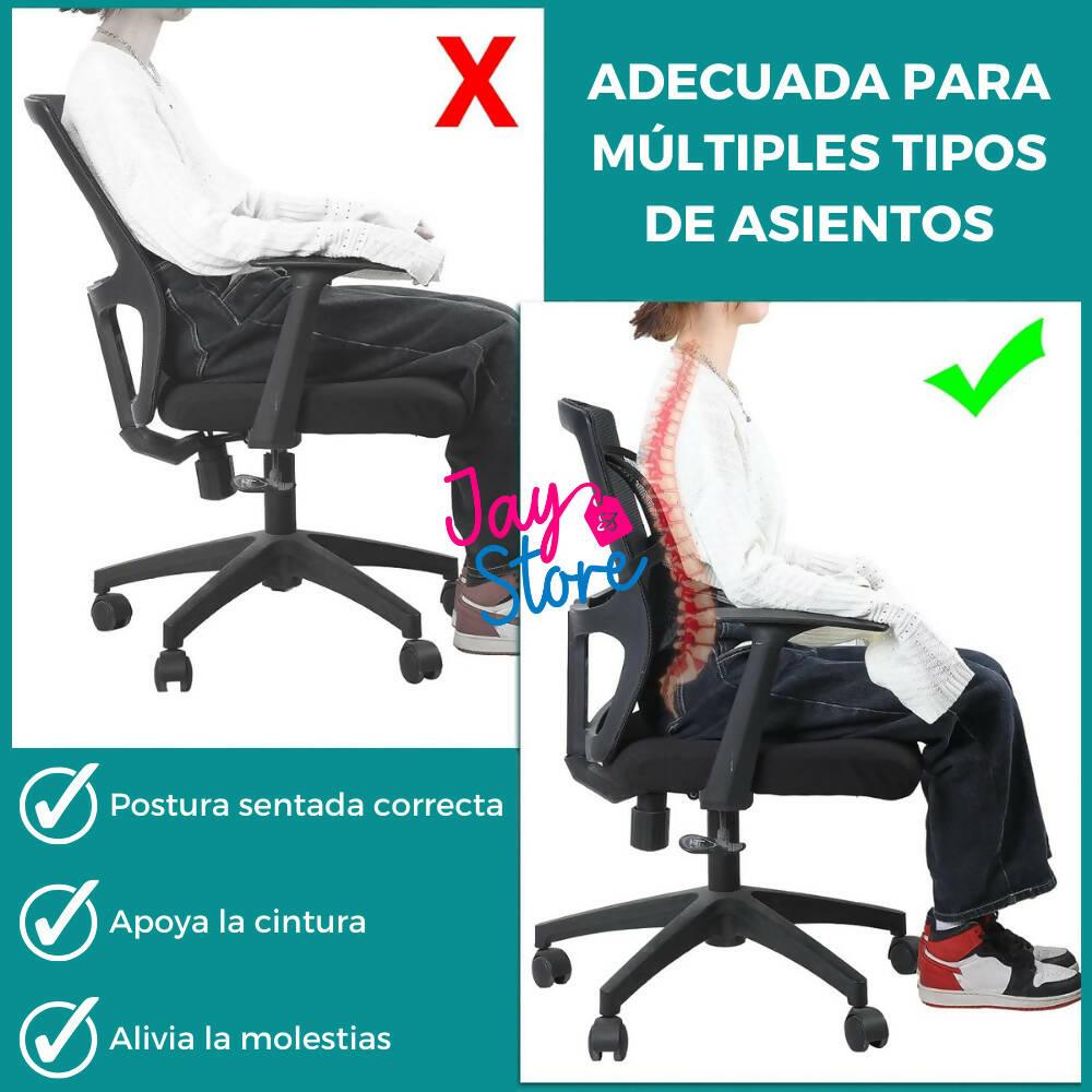 Espaldar Corrector De Postura Lumbar Espalda Soporte Silla Carro Vehículo