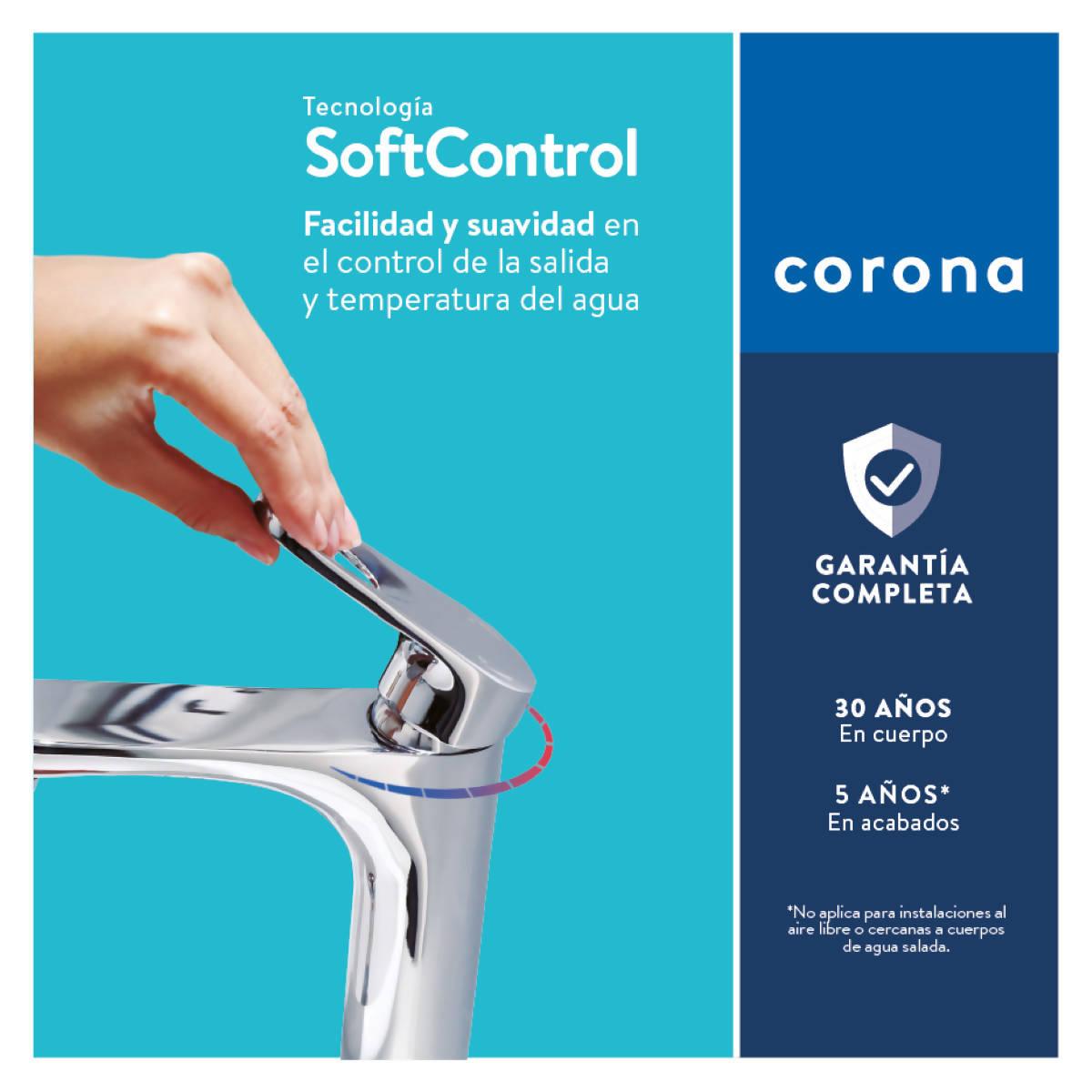 Grifería Lavamanos Corona Monocontrol Draa Alta - VIRTUAL MUEBLES