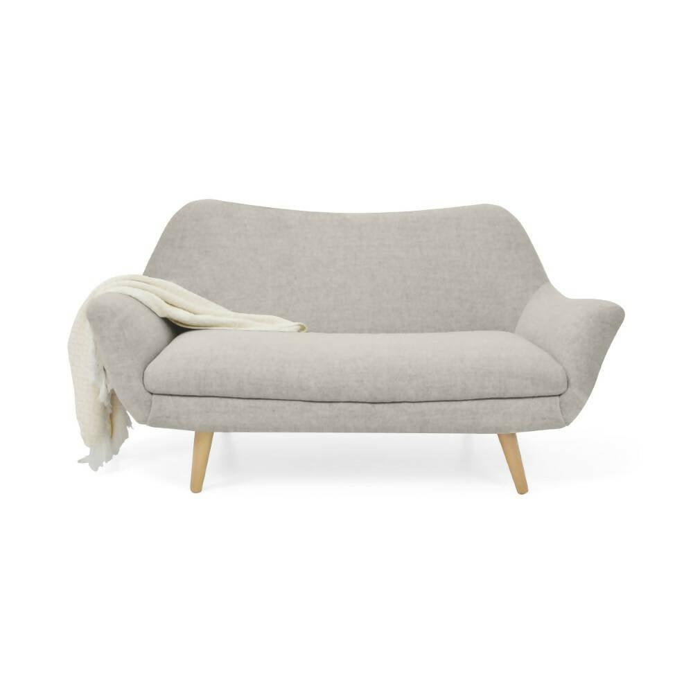 Sofa Cannes Tela Poliester Taupe - VIRTUAL MUEBLES