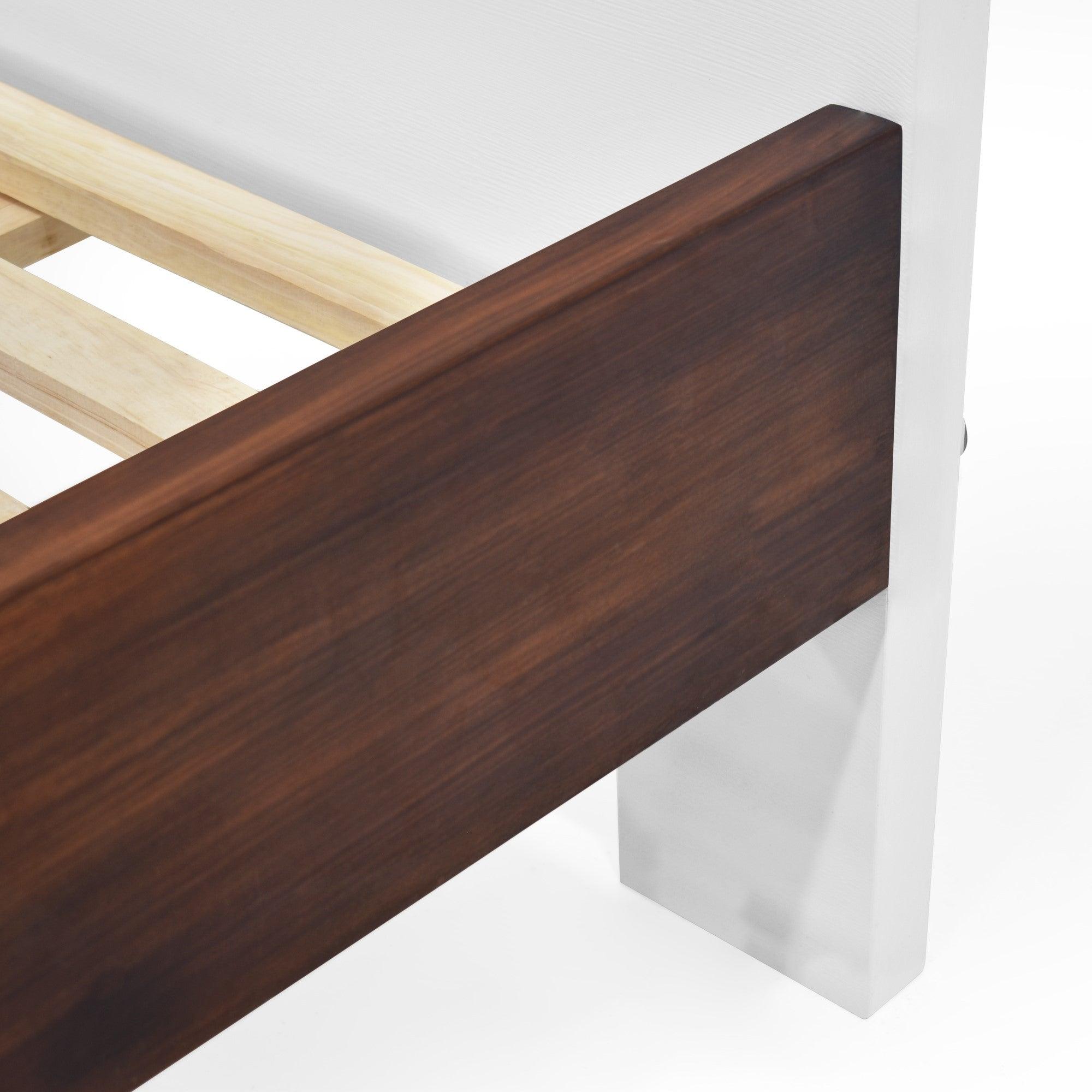 Cama Lanus Doble 146 cm x 196 cm - Blanco - VIRTUAL MUEBLES