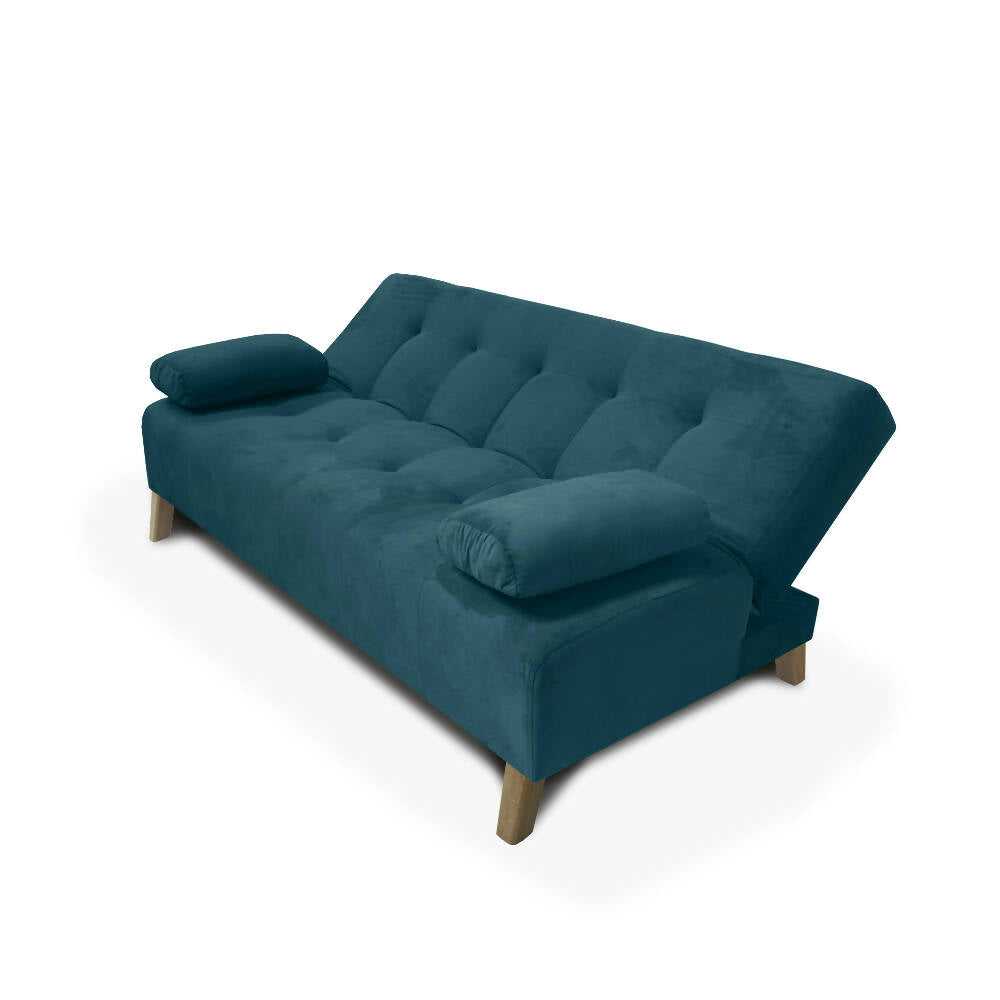 Sofacama Glaser 3 Posiciones Tela turquesa