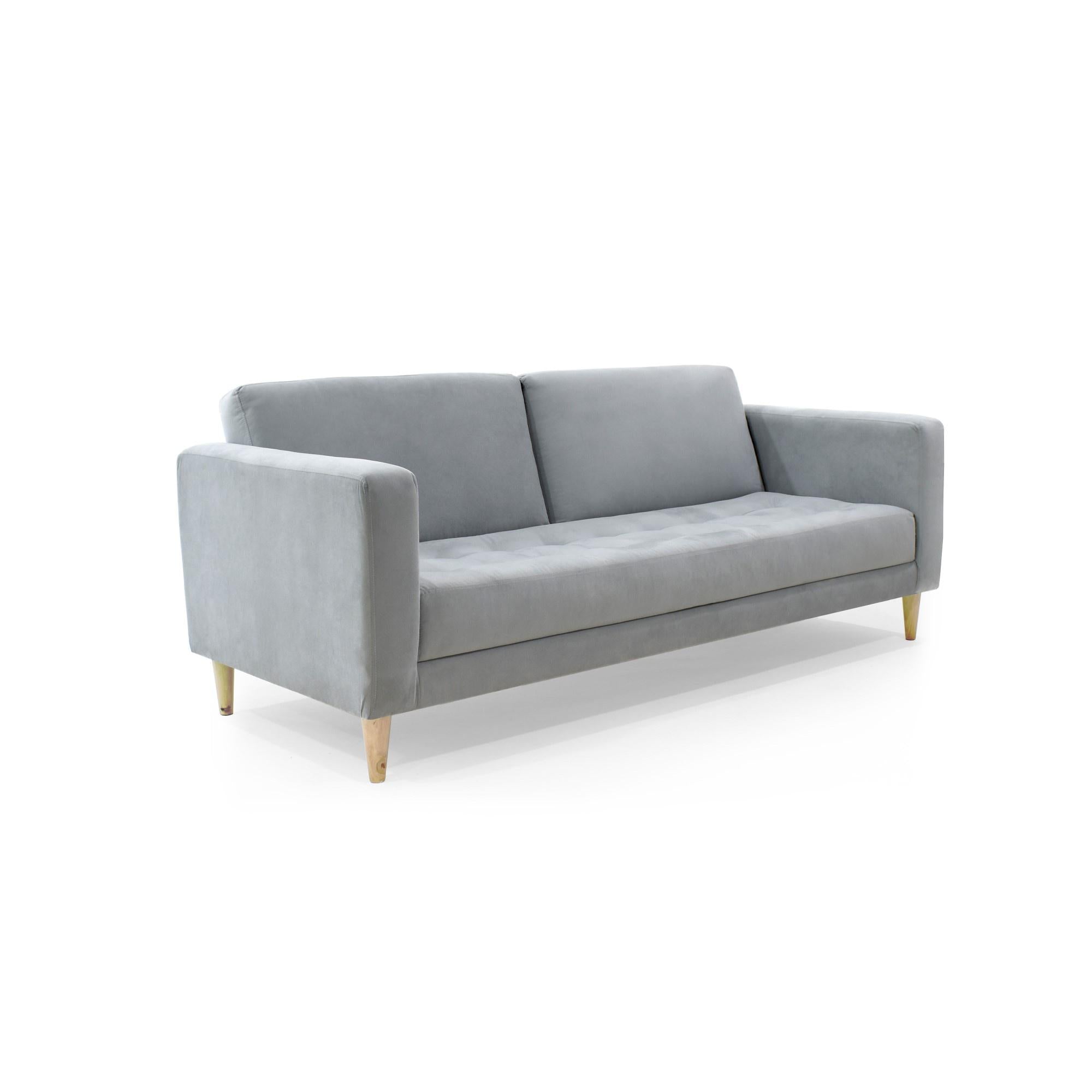 Sofa Cama Babilonia Tela Plata