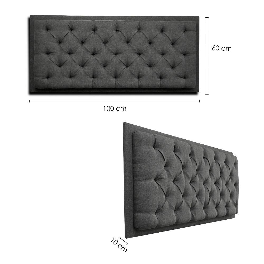 Cabecero Dreamer colgar gris 100 cm - VIRTUAL MUEBLES