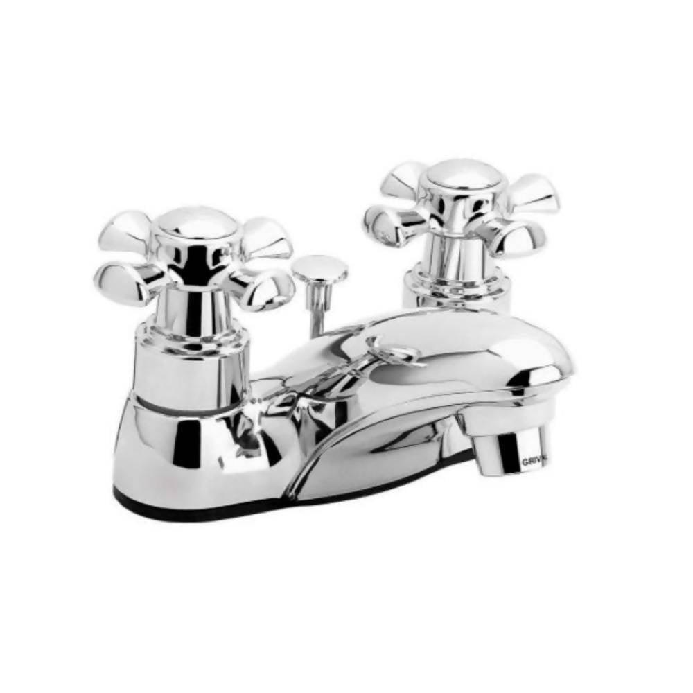 Grifería Lavamanos Grival 4 Pulgadas Cruceta Balta - VIRTUAL MUEBLES