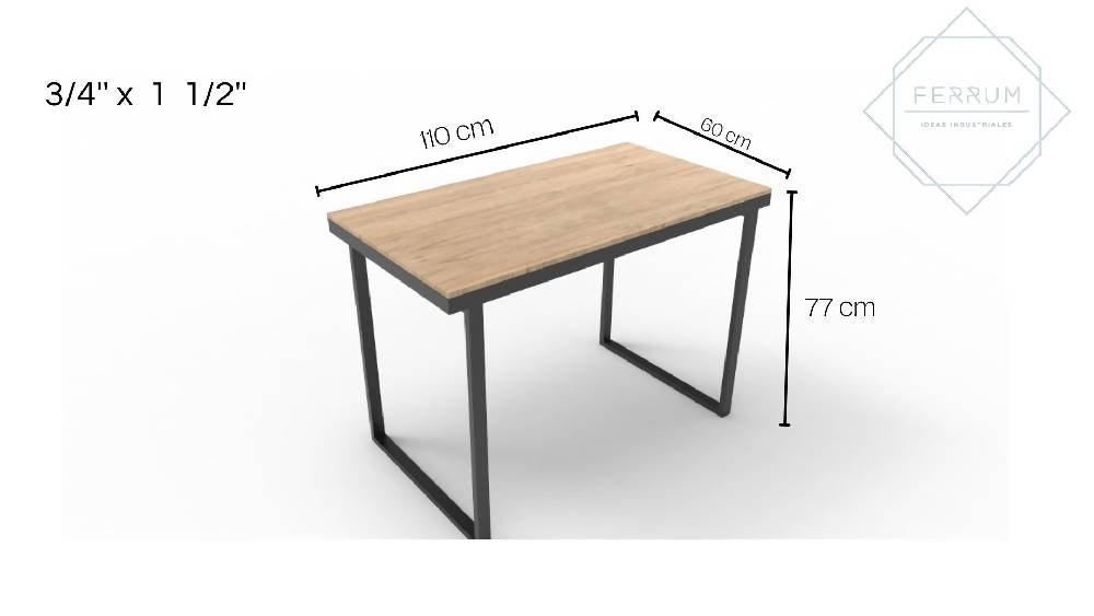 Escritorio Bock Oscura - VIRTUAL MUEBLES