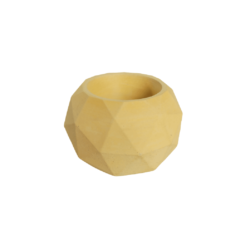 Matera Laia de Cemento 7.5x6.5 cm Amarillo - VIRTUAL MUEBLES