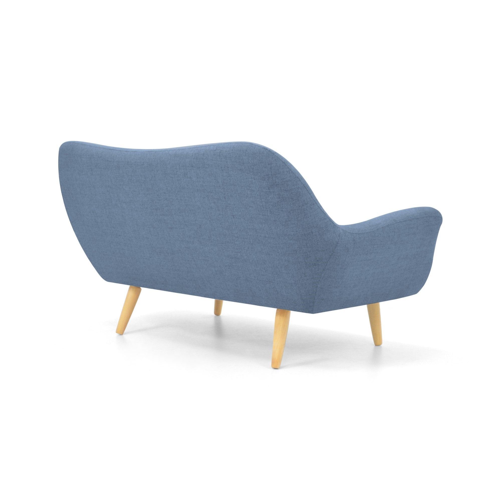 Sofa Cannes Tela Poliester Indigo - VIRTUAL MUEBLES