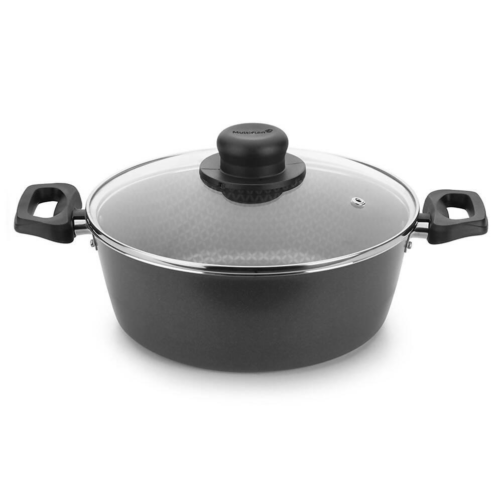 Olla con Tapa Basic 20 cm Gris - VIRTUAL MUEBLES