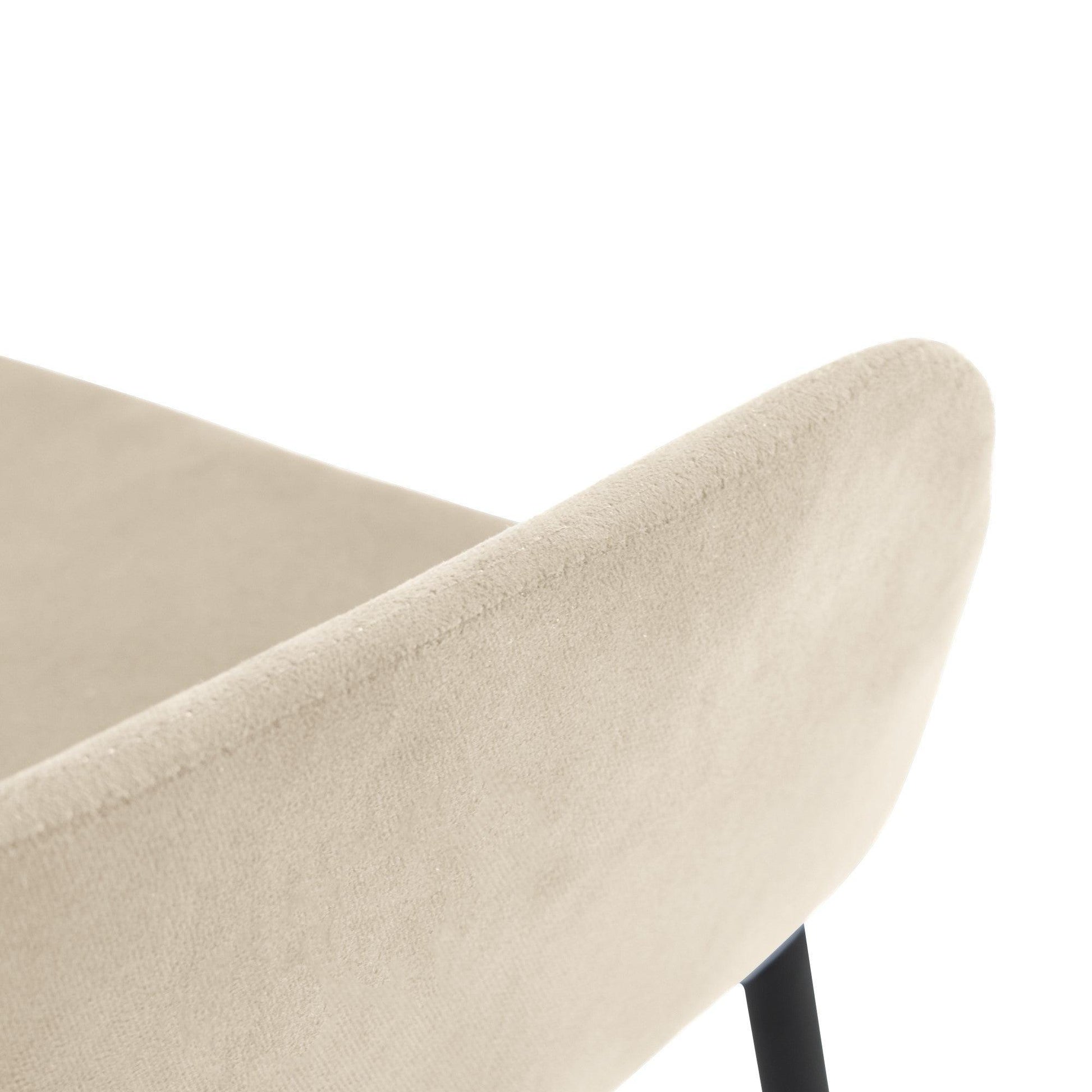 Silla Mendoza Tela Poliester Taupe - VIRTUAL MUEBLES