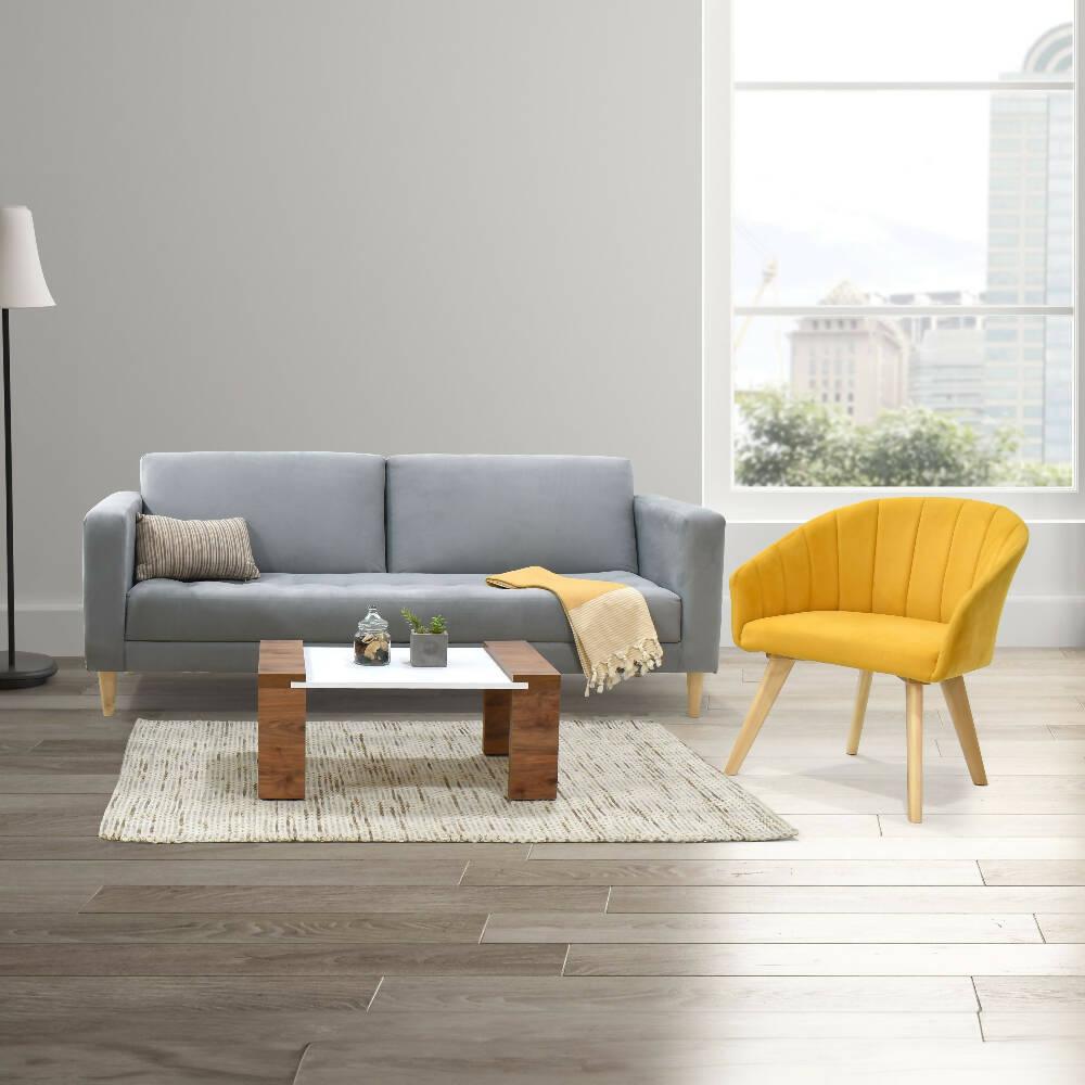 Sofa Cama Babilonia Tela Plata